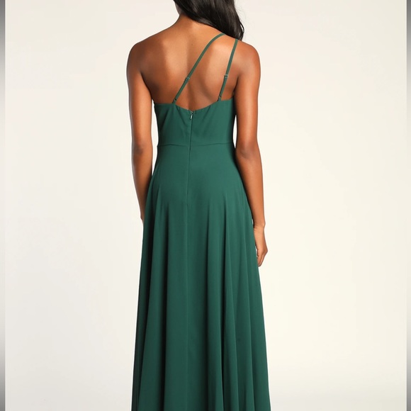 Lulus One Shoulder Maxi Dress NWT - Picture 4 of 11